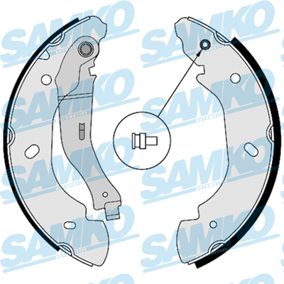 Kit ganasce freno - 88580 SAMKO