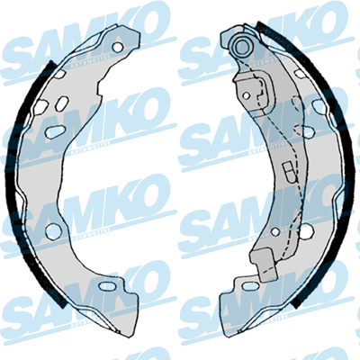 Brake Shoe Set - 88630 SAMKO
