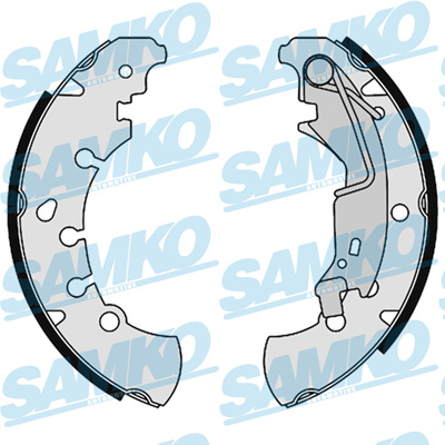 Bremsbackensatz - 89120 SAMKO