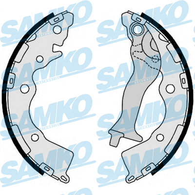 Brake Shoe Set - 89350 SAMKO