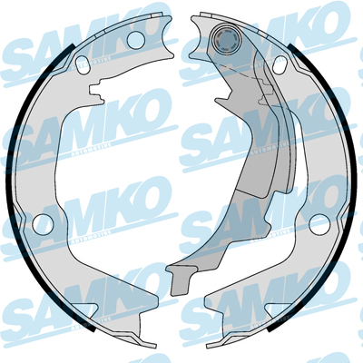 Brake Shoe Set, parking brake - 89430 SAMKO