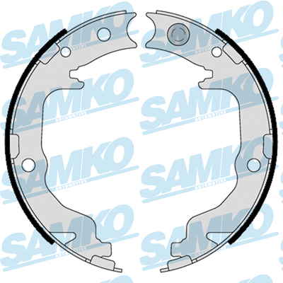 Brake Shoe Set, parking brake - 89540 SAMKO