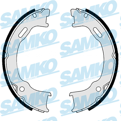 Brake Shoe Set, parking brake - 89560 SAMKO
