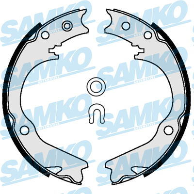 Brake Shoe Set, parking brake - 89580 SAMKO