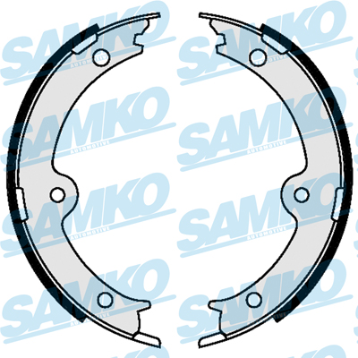 Brake Shoe Set, parking brake - 89610 SAMKO
