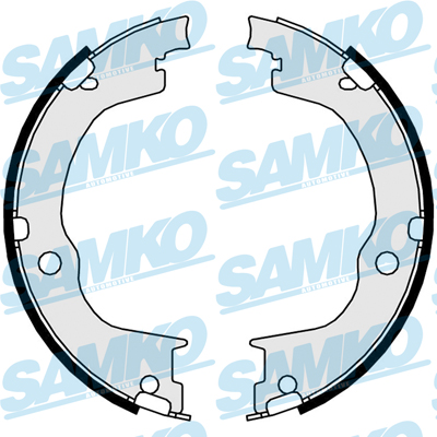 Brake Shoe Set, parking brake - 89750 SAMKO