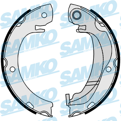 Kit ganasce, Freno stazionamento - 89920 SAMKO