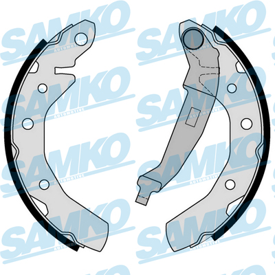 Kit ganasce freno - 89990 SAMKO