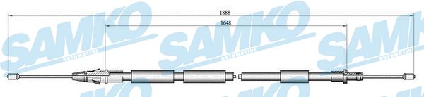trosas, stovėjimo stabdys - C0106B SAMKO