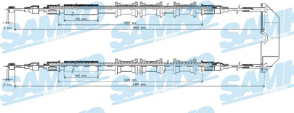Cavo comando, Freno stazionamento - C0583B SAMKO