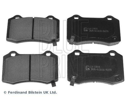 Brake Pad Set, disc brake - ADA104206 BLUE PRINT