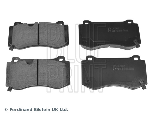 stabdžių trinkelių rinkinys, diskinis stabdys - ADA104232 BLUE PRINT