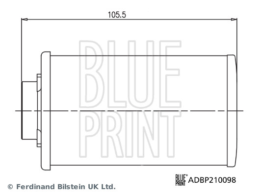 Hydraulic Filter, automatic transmission - ADBP210098 BLUE PRINT