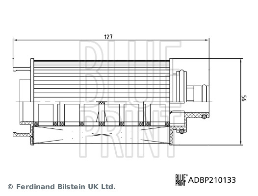 alyvos filtras - ADBP210133 BLUE PRINT