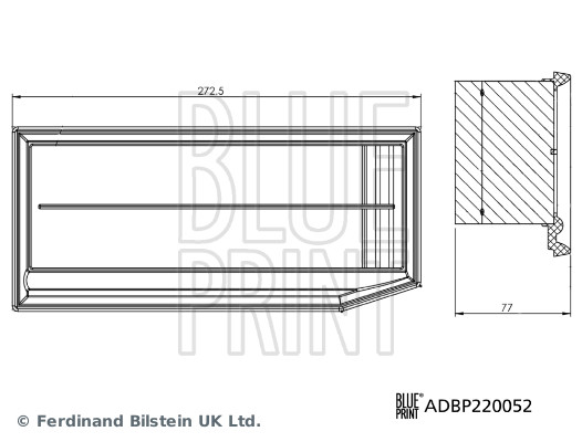 Air Filter - ADBP220052 BLUE PRINT
