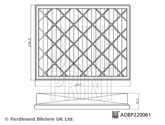 Air Filter - ADBP220061 BLUE PRINT