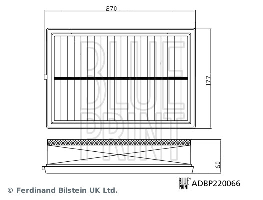 Air Filter - ADBP220066 BLUE PRINT