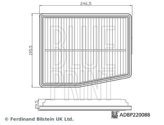 Air Filter - ADBP220088 BLUE PRINT