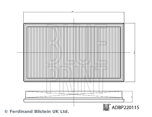 Luftfilter - ADBP220115 BLUE PRINT