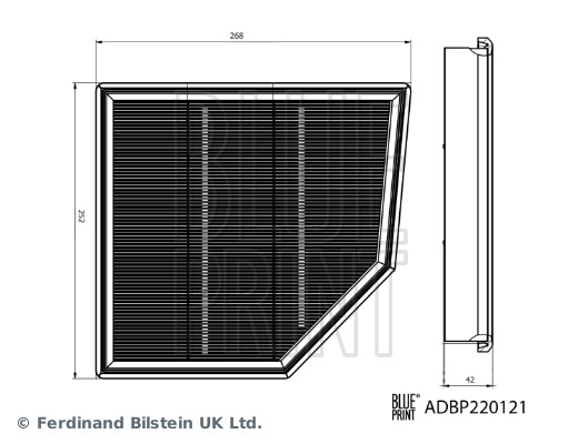 Luftfilter - ADBP220121 BLUE PRINT