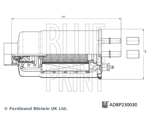 Fuel filter - ADBP230030 BLUE PRINT