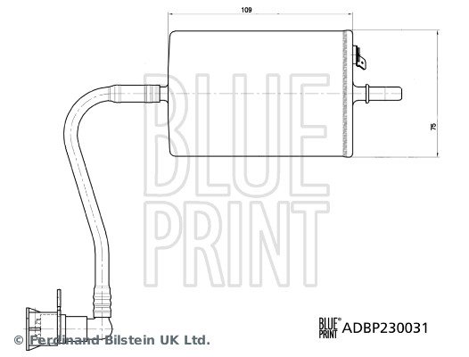 Fuel filter - ADBP230031 BLUE PRINT