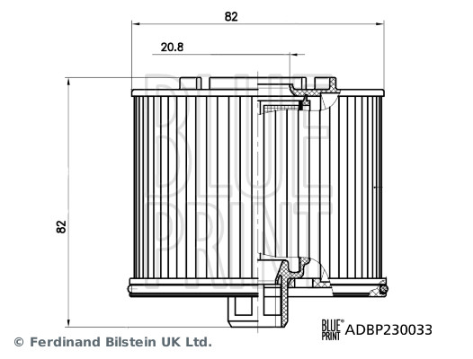Fuel filter - ADBP230033 BLUE PRINT