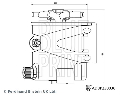 Fuel filter - ADBP230036 BLUE PRINT