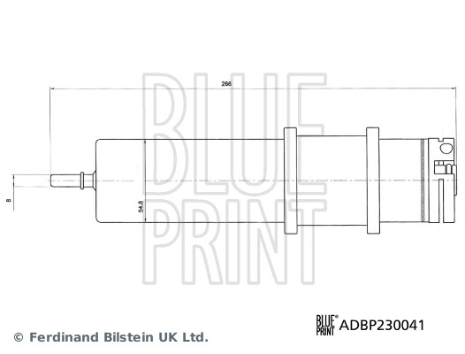 Fuel filter - ADBP230041 BLUE PRINT