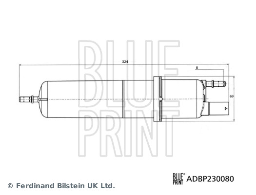 Filtro carburante - ADBP230080 BLUE PRINT