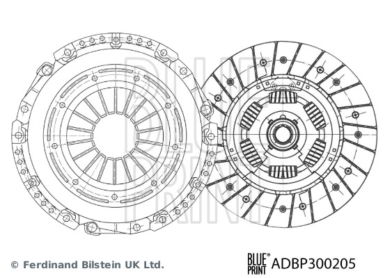 Clutch Kit - ADBP300205 BLUE PRINT