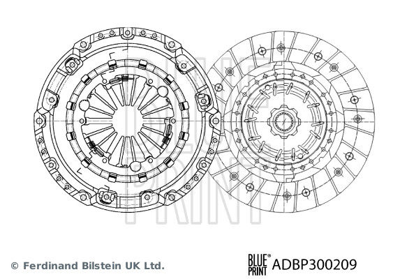 Clutch Kit - ADBP300209 BLUE PRINT
