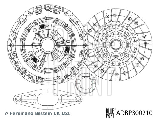 Clutch Kit - ADBP300210 BLUE PRINT