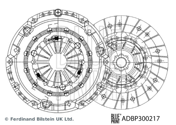 Clutch Kit - ADBP300217 BLUE PRINT