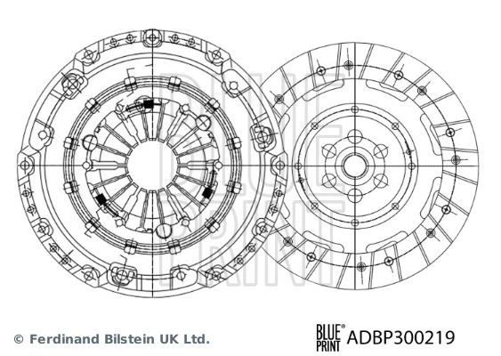 Clutch Kit - ADBP300219 BLUE PRINT