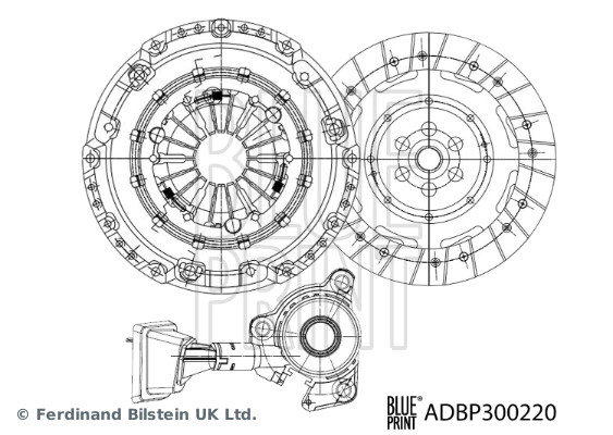 Clutch Kit - ADBP300220 BLUE PRINT
