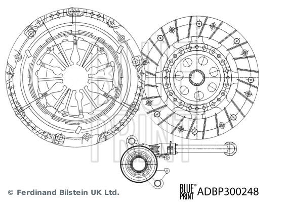 Kit frizione - ADBP300248 BLUE PRINT