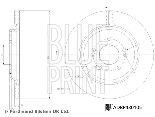 Discofreno - ADBP430105 BLUE PRINT