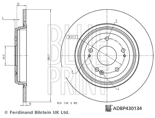 Discofreno - ADBP430134 BLUE PRINT