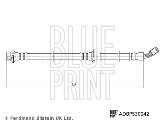 Flessibile del freno - ADBP530042 BLUE PRINT