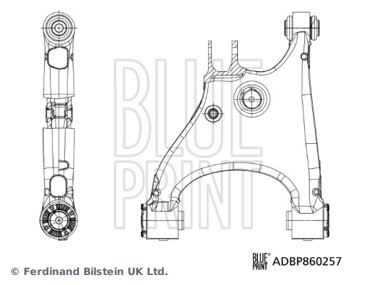 Track Control Arm - ADBP860257 BLUE PRINT