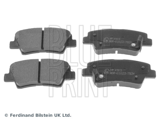 Brake Pad Set, disc brake - ADG042100 BLUE PRINT