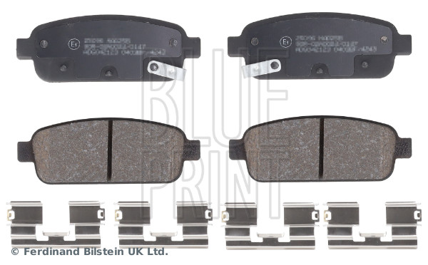 Brake Pad Set, disc brake - ADG042123 BLUE PRINT
