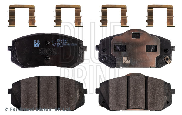 Kit pastiglie freno, Freno a disco - ADG042163 BLUE PRINT