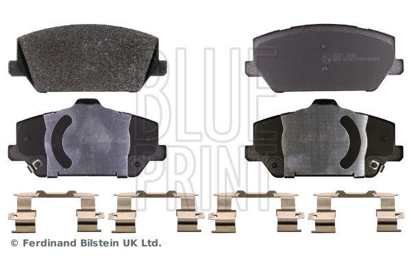 Brake Pad Set, disc brake - ADG042189 BLUE PRINT