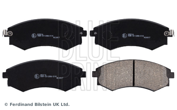 Brake Pad Set, disc brake - ADG04233 BLUE PRINT