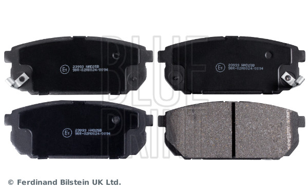 Brake Pad Set, disc brake - ADG04259 BLUE PRINT