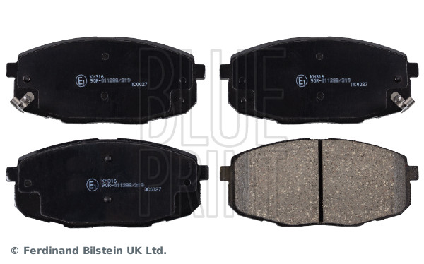 Brake Pad Set, disc brake - ADG04261 BLUE PRINT