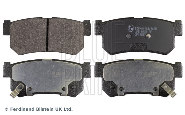 Brake Pad Set, disc brake - ADG04262 BLUE PRINT