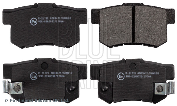 Brake Pad Set, disc brake - ADH24247 BLUE PRINT